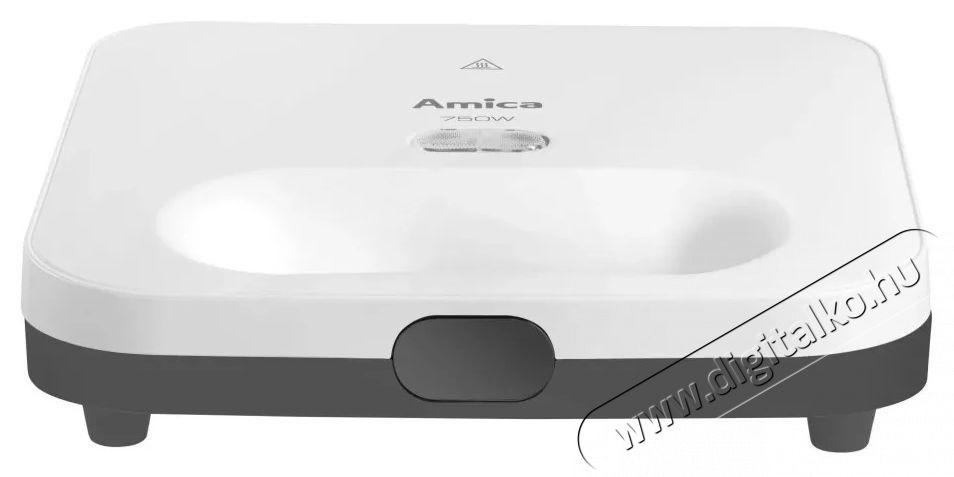 Amica SMK 2011, 240 W, feh&eacute;r/sz&uuml;rke szendvicss&uuml;tő Konyhai term&eacute;kek - Konyhai kisg&eacute;p (s&uuml;t&eacute;s / főz&eacute;s / hűt&eacute;s / &eacute;telk&eacute;sz&iacute;t&eacute;s) - Melegszendvics / gofri s&uuml;tő - 531588