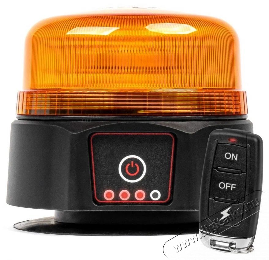 Amio m&aacute;gneses LED-es jelzőf&eacute;ny, t&aacute;vir&aacute;ny&iacute;t&oacute;val, elemmel Aut&oacute;hifi / Aut&oacute; felszerel&eacute;s - Aut&oacute;s / aut&oacute;hifi kieg&eacute;sz&iacute;tő - Egy&eacute;b aut&oacute;s kieg&eacute;sz&iacute;tő - 531688