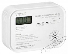 ANCO 321023 szénmonoxid érzékelő LCD kijelzővel Háztartás / Otthon / Kültér - Biztonságtechnika - Füst- és szén-monoxid érzékelő - 498089