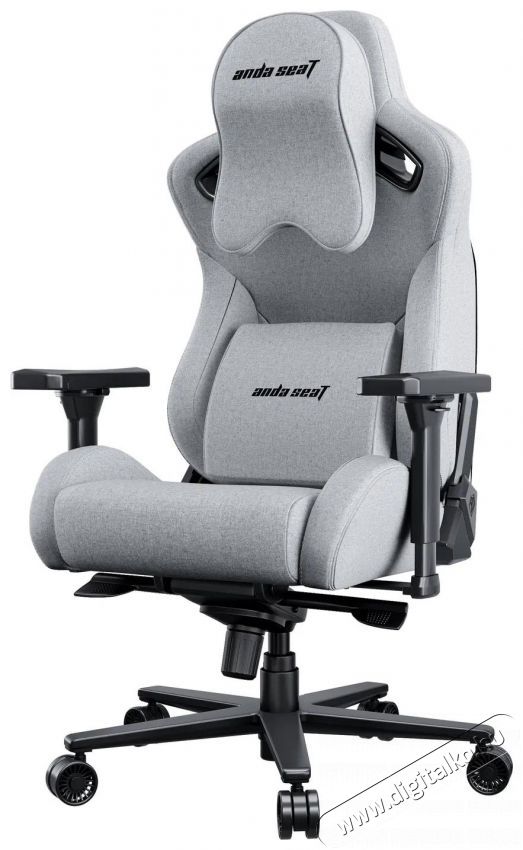 Anda Seat Kaiser 2 Pro Premium Gaming Chair - XL size Gray Fabric Iroda &eacute;s sz&aacute;m&iacute;t&aacute;stechnika - Egy&eacute;b sz&aacute;m&iacute;t&aacute;stechnikai term&eacute;k - 518171