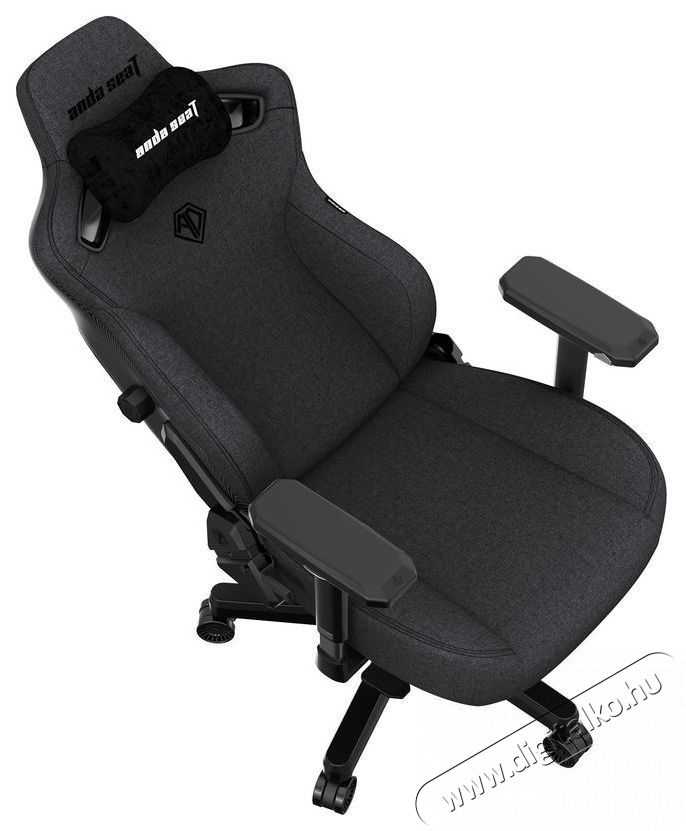 Anda Seat Kaiser 3 Premium Gaming Chair - L Dark Gray Fabric Iroda &eacute;s sz&aacute;m&iacute;t&aacute;stechnika - Egy&eacute;b sz&aacute;m&iacute;t&aacute;stechnikai term&eacute;k - 518148