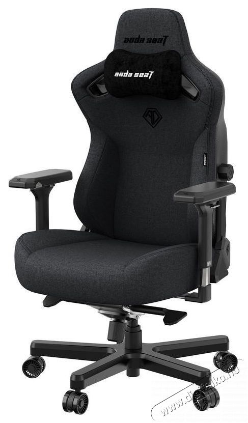 Anda Seat Kaiser 3 Premium Gaming Chair - L Dark Gray Fabric Iroda &eacute;s sz&aacute;m&iacute;t&aacute;stechnika - Egy&eacute;b sz&aacute;m&iacute;t&aacute;stechnikai term&eacute;k - 518148