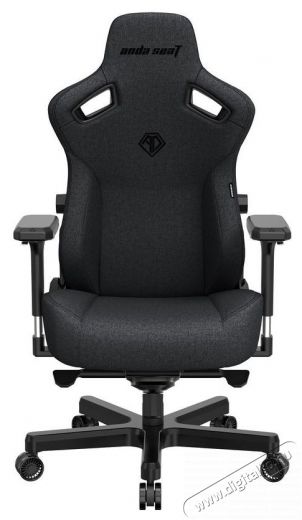Anda Seat Kaiser 3 Premium Gaming Chair - L Dark Gray Fabric Iroda &eacute;s sz&aacute;m&iacute;t&aacute;stechnika - Egy&eacute;b sz&aacute;m&iacute;t&aacute;stechnikai term&eacute;k - 518148