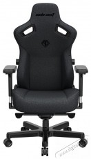 Anda Seat Kaiser 3 Premium Gaming Chair - XL Size Dark Gray Fabric - Iroda &eacute;s sz&aacute;m&iacute;t&aacute;stechnika - Egy&eacute;b sz&aacute;m&iacute;t&aacute;stechnikai term&eacute;k - 518154