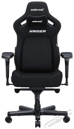 Anda Seat Kaiser 4 Premium Gaming Chair - L Size Black Fabric Iroda &eacute;s sz&aacute;m&iacute;t&aacute;stechnika - Egy&eacute;b sz&aacute;m&iacute;t&aacute;stechnikai term&eacute;k - 518129