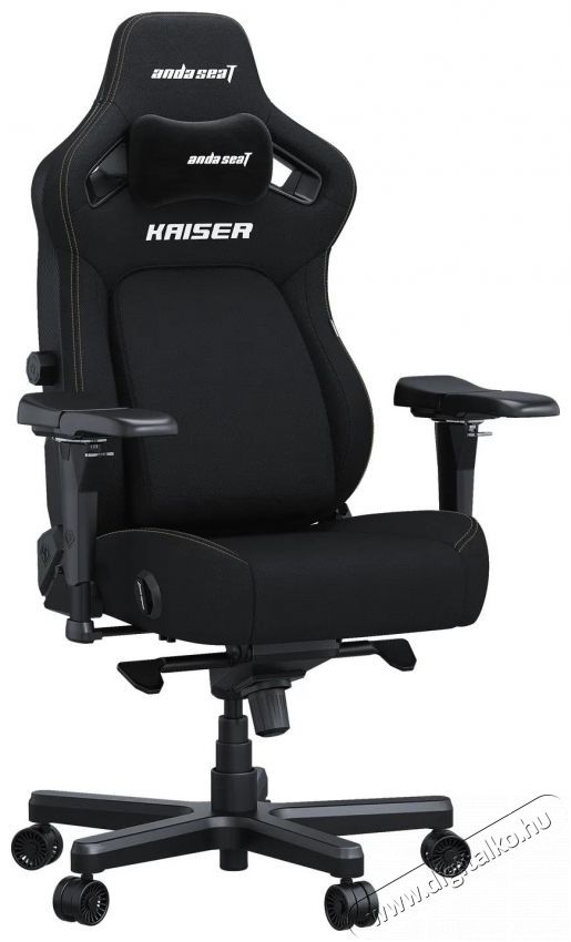 Anda Seat Kaiser 4 Premium Gaming Chair - L Size Black PVC Iroda &eacute;s sz&aacute;m&iacute;t&aacute;stechnika - Egy&eacute;b sz&aacute;m&iacute;t&aacute;stechnikai term&eacute;k - 518179