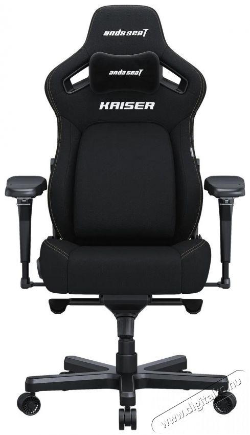 Anda Seat Kaiser 4 Premium Gaming Chair - L Size Black PVC Iroda &eacute;s sz&aacute;m&iacute;t&aacute;stechnika - Egy&eacute;b sz&aacute;m&iacute;t&aacute;stechnikai term&eacute;k - 518179