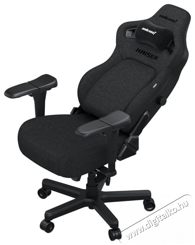 Anda Seat Kaiser 4 Premium Gaming Chair - L Size Dark Grey Fabric Iroda &eacute;s sz&aacute;m&iacute;t&aacute;stechnika - Egy&eacute;b sz&aacute;m&iacute;t&aacute;stechnikai term&eacute;k - 518199