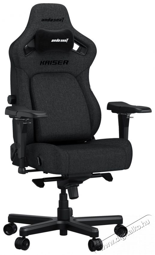 Anda Seat Kaiser 4 Premium Gaming Chair - L Size Dark Grey Fabric Iroda &eacute;s sz&aacute;m&iacute;t&aacute;stechnika - Egy&eacute;b sz&aacute;m&iacute;t&aacute;stechnikai term&eacute;k - 518199