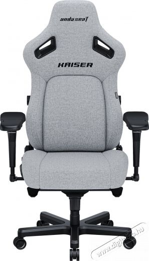 Anda Seat Kaiser 4 Premium Gaming Chair - L Size Gray Fabric Iroda &eacute;s sz&aacute;m&iacute;t&aacute;stechnika - Egy&eacute;b sz&aacute;m&iacute;t&aacute;stechnikai term&eacute;k - 518181