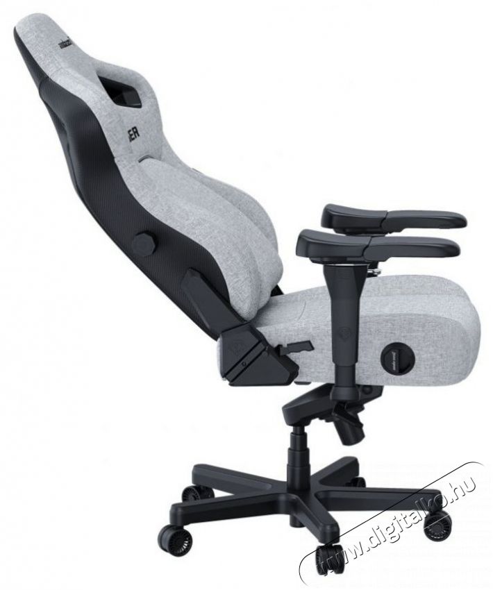Anda Seat Kaiser 4 Premium Gaming Chair - L Size Gray Fabric Iroda &eacute;s sz&aacute;m&iacute;t&aacute;stechnika - Egy&eacute;b sz&aacute;m&iacute;t&aacute;stechnikai term&eacute;k - 518181