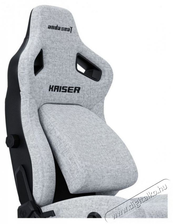 Anda Seat Kaiser 4 Premium Gaming Chair - L Size Gray Fabric Iroda &eacute;s sz&aacute;m&iacute;t&aacute;stechnika - Egy&eacute;b sz&aacute;m&iacute;t&aacute;stechnikai term&eacute;k - 518181