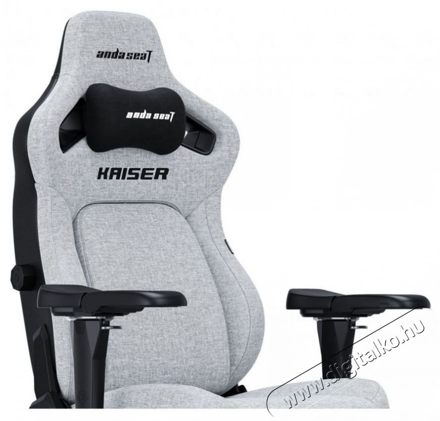 Anda Seat Kaiser 4 Premium Gaming Chair - L Size Gray Fabric Iroda &eacute;s sz&aacute;m&iacute;t&aacute;stechnika - Egy&eacute;b sz&aacute;m&iacute;t&aacute;stechnikai term&eacute;k - 518181