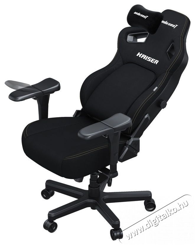 Anda Seat Kaiser 4 Premium Gaming Chair - XL size - Black Fabric Iroda &eacute;s sz&aacute;m&iacute;t&aacute;stechnika - Egy&eacute;b sz&aacute;m&iacute;t&aacute;stechnikai term&eacute;k - 518160