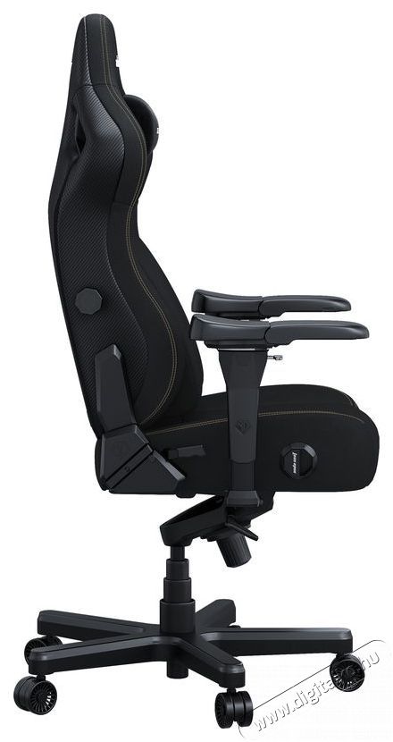 Anda Seat Kaiser 4 Premium Gaming Chair - XL size - Black Fabric Iroda &eacute;s sz&aacute;m&iacute;t&aacute;stechnika - Egy&eacute;b sz&aacute;m&iacute;t&aacute;stechnikai term&eacute;k - 518160