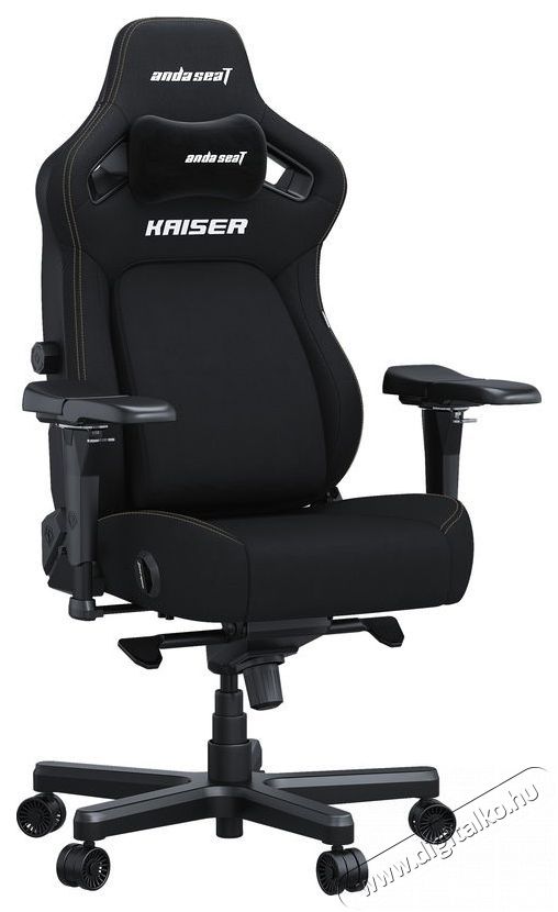 Anda Seat Kaiser 4 Premium Gaming Chair - XL size - Black Fabric Iroda &eacute;s sz&aacute;m&iacute;t&aacute;stechnika - Egy&eacute;b sz&aacute;m&iacute;t&aacute;stechnikai term&eacute;k - 518160