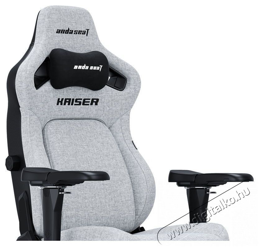 Anda Seat Kaiser 4 Premium Gaming Chair - XL size - Grey Fabric Iroda &eacute;s sz&aacute;m&iacute;t&aacute;stechnika - Egy&eacute;b sz&aacute;m&iacute;t&aacute;stechnikai term&eacute;k - 518157