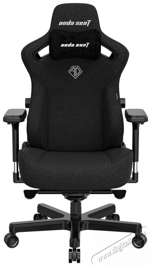 Anda Seat Kaiser Series 3 XL fekete sz&ouml;vet Iroda &eacute;s sz&aacute;m&iacute;t&aacute;stechnika - Egy&eacute;b sz&aacute;m&iacute;t&aacute;stechnikai term&eacute;k - 518137