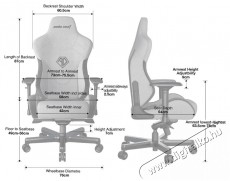 Anda Seat T - Pro 2 XL fekete/szürke Iroda és számítástechnika - Egyéb számítástechnikai termék - 518150