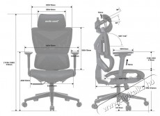 Anda Seat X-Air Mega Size XL Mesh Gray Twilight Iroda &eacute;s sz&aacute;m&iacute;t&aacute;stechnika - Egy&eacute;b sz&aacute;m&iacute;t&aacute;stechnikai term&eacute;k - 518201