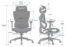 Anda Seat X-Air Mega Size XL Mesh Gray Iroda &eacute;s sz&aacute;m&iacute;t&aacute;stechnika - Egy&eacute;b sz&aacute;m&iacute;t&aacute;stechnikai term&eacute;k - 518203