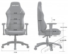 Anda Seat Luna Premium Gaming Chair - L size - Black Fabric Iroda &eacute;s sz&aacute;m&iacute;t&aacute;stechnika - Egy&eacute;b sz&aacute;m&iacute;t&aacute;stechnikai term&eacute;k - 518164