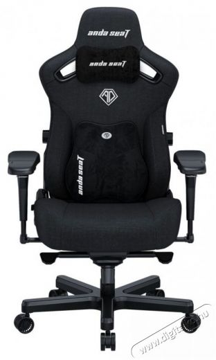Anda Seat Kaiser 3 Pro Premium Gaming Chair - XL size - Black Fabric Iroda &eacute;s sz&aacute;m&iacute;t&aacute;stechnika - Egy&eacute;b sz&aacute;m&iacute;t&aacute;stechnikai term&eacute;k - 523604