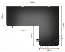Anda Seat Wind Seeker Premium Gaming Table - Black Iroda &eacute;s sz&aacute;m&iacute;t&aacute;stechnika - Egy&eacute;b sz&aacute;m&iacute;t&aacute;stechnikai term&eacute;k - 530814