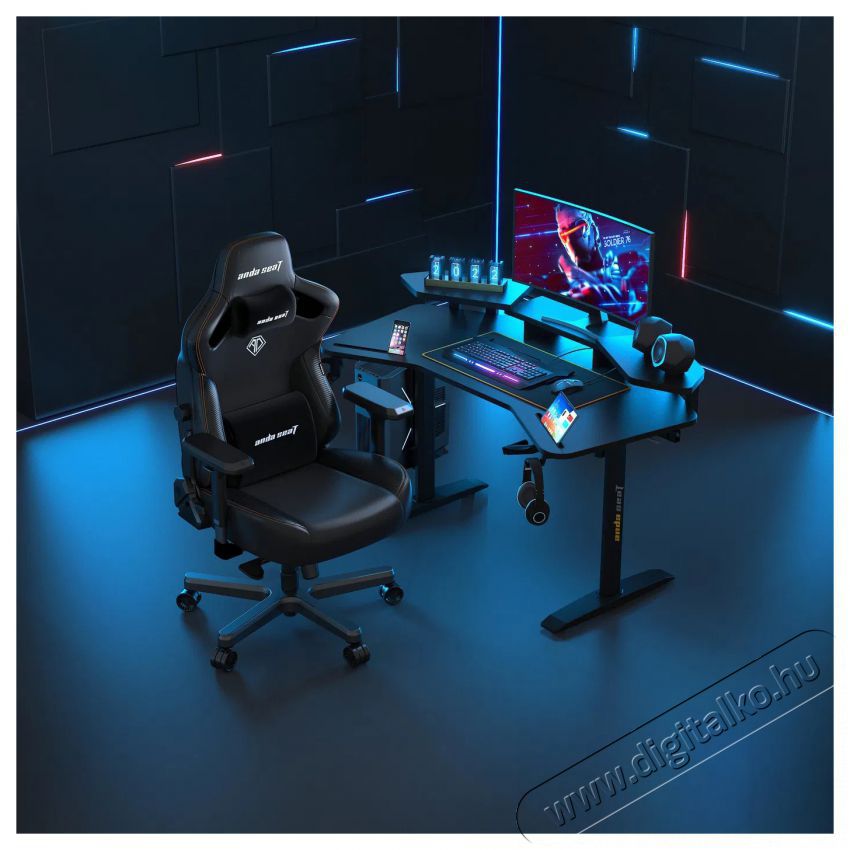 Anda Seat Shadow Warrior Premium Gaming Table - Black Iroda &eacute;s sz&aacute;m&iacute;t&aacute;stechnika - Egy&eacute;b sz&aacute;m&iacute;t&aacute;stechnikai term&eacute;k - 530790