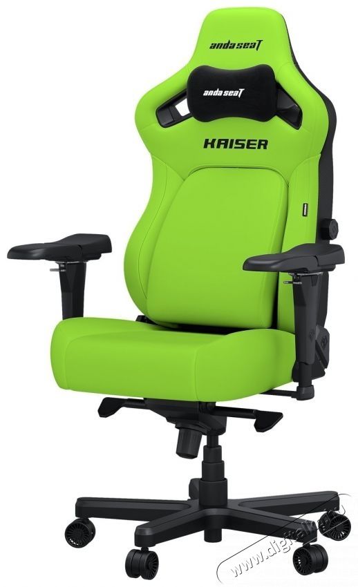 Anda Seat Kaiser 4 Premium Gaming Chair Size XL Cyber green PVC Iroda &eacute;s sz&aacute;m&iacute;t&aacute;stechnika - Egy&eacute;b sz&aacute;m&iacute;t&aacute;stechnikai term&eacute;k - 534823