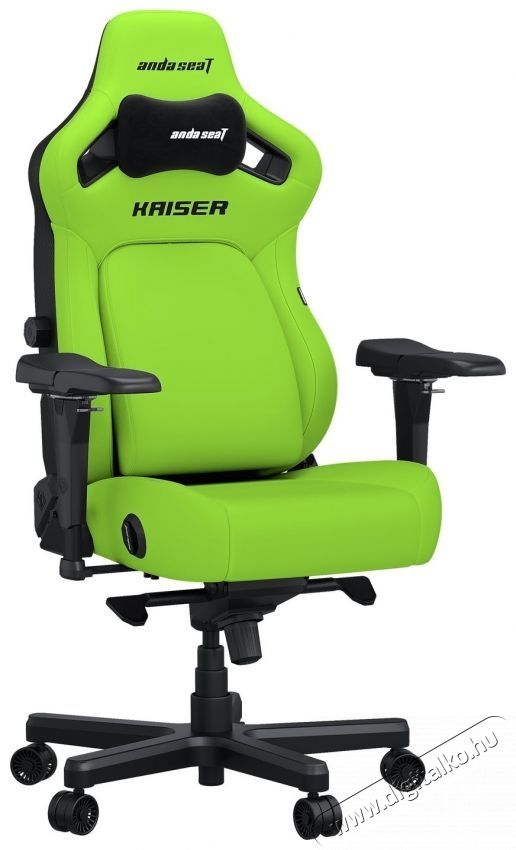 Anda Seat Kaiser 4 Premium Gaming Chair Size XL Cyber green PVC Iroda &eacute;s sz&aacute;m&iacute;t&aacute;stechnika - Egy&eacute;b sz&aacute;m&iacute;t&aacute;stechnikai term&eacute;k - 534823