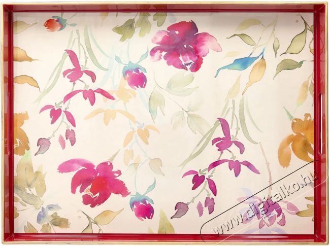 Andrea Fontebasso PARTY TIME, virágokkal 48 × 35 cm téglalap Konyhai termékek - Edény - Egyéb edény - 526828
