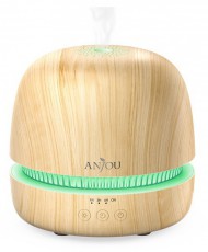 Anjou AJ-PCN082 világosbarna fa mintázatú ultrahangos illóolaj párásító illóolaj csomaggal Szépségápolás / Egészség - Légtisztító / párásító / párátlanító - Párásító - 403850