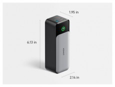 Anker Powerbank GaNPrime 24000mAh, 140W, USB-C Input/Output, USB-A+USB-C Output, fekete - A1289011 Mobil / Kommunik&aacute;ci&oacute; / Smart - Powerbank / K&uuml;lső akkumul&aacute;tor &eacute;s t&ouml;ltő - 501194