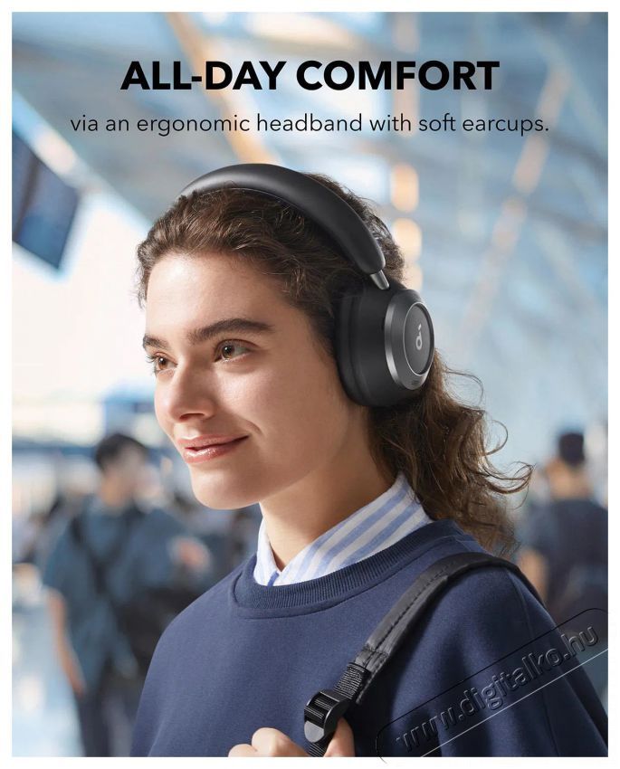 Anker Soundcore Space One Pro Black Audio-Video / Hifi / Multim&eacute;dia - F&uuml;l &eacute;s Fejhallgat&oacute;k - Fejhallgat&oacute; - 518501