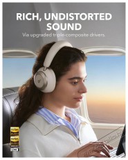 Anker Soundcore Space One Pro White Audio-Video / Hifi / Multimédia - Fül és Fejhallgatók - Fejhallgató - 518498