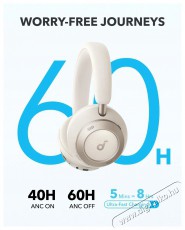 Anker Soundcore Space One Pro White Audio-Video / Hifi / Multimédia - Fül és Fejhallgatók - Fejhallgató - 518498