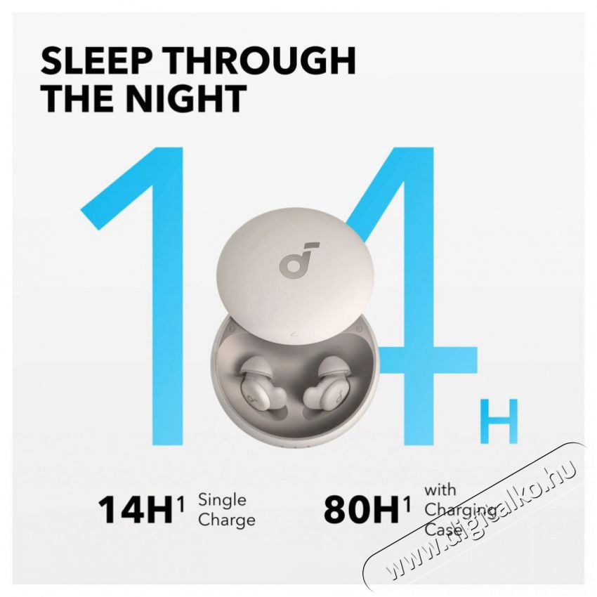 Anker Soundcore Sleep A20 White f&uuml;lhallgat&oacute; Audio-Video / Hifi / Multim&eacute;dia - F&uuml;l &eacute;s Fejhallgat&oacute;k - F&uuml;lhallgat&oacute; - 524115