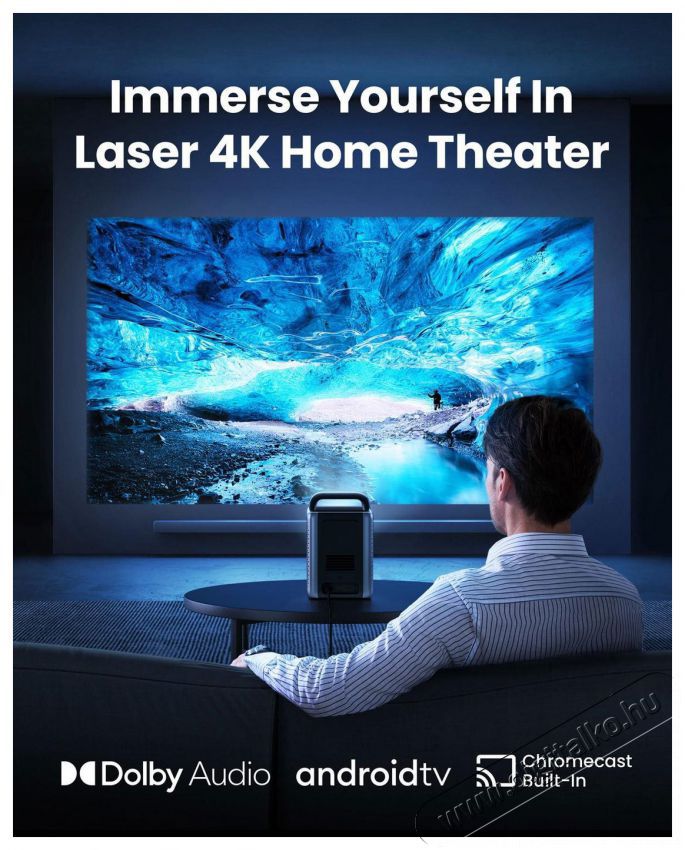 Anker Nebula Cosmos Laser 4K Telev&iacute;zi&oacute;k - Kivet&iacute;tő - Kivet&iacute;tő - 524117