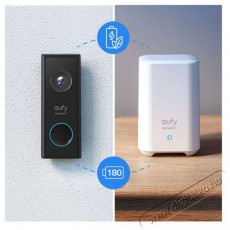 Anker Eufy video ajt&oacute;csengő 2K fekete (akkumul&aacute;torral műk&ouml;dő) + otthoni alap H&aacute;ztart&aacute;s / Otthon / K&uuml;lt&eacute;r - Lak&aacute;sfelszerel&eacute;s - Csengő - 519302