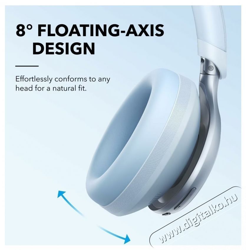 Anker Soundcore Q20i blue Audio-Video / Hifi / Multim&eacute;dia - F&uuml;l &eacute;s Fejhallgat&oacute;k - Fejhallgat&oacute; mikrofonnal / headset - 493813