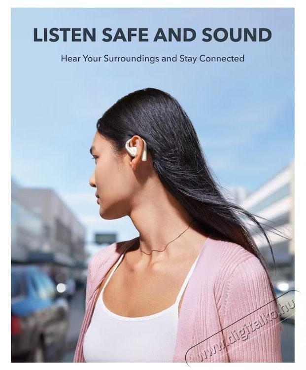 Anker SoundCore AeroFit TWS f&uuml;lhallgat&oacute;, IPX7, 42 &oacute;ra auton&oacute;mia, Bluetooth, Feh&eacute;r Audio-Video / Hifi / Multim&eacute;dia - F&uuml;l &eacute;s Fejhallgat&oacute;k - F&uuml;lhallgat&oacute; - 535888