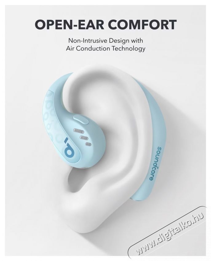 Anker Soundcore AeroFit Pro Open-Ear f&uuml;lhallgat&oacute;, k&eacute;k Audio-Video / Hifi / Multim&eacute;dia - F&uuml;l &eacute;s Fejhallgat&oacute;k - F&uuml;lhallgat&oacute; - 535966