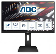 Aoc IPS monitor 23.8 24P1, 1920x1080, 16:9, 250cd/m2, 5ms, VGA/DVI/HDMI/DisplayPort/4xUSB, Pivot, hangszóró Iroda és számítástechnika - Monitor - Monitor - 488204