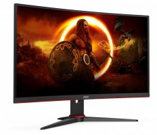 Aoc Ívelt Gaming 240Hz VA monitor 27 C27G2ZE/BK, 1920x1080, 16:9, 300cd/m2, 0,5ms, 2xHDMI/DisplayPort Iroda és számítástechnika - Monitor - Monitor - 489752