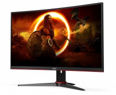 Aoc Ívelt Gaming 240Hz VA monitor 27 C27G2ZE/BK, 1920x1080, 16:9, 300cd/m2, 0,5ms, 2xHDMI/DisplayPort Iroda és számítástechnika - Monitor - Monitor - 489752