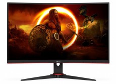 Aoc Ívelt Gaming 240Hz VA monitor 27 C27G2ZE/BK, 1920x1080, 16:9, 300cd/m2, 0,5ms, 2xHDMI/DisplayPort Iroda és számítástechnika - Monitor - Monitor - 489752