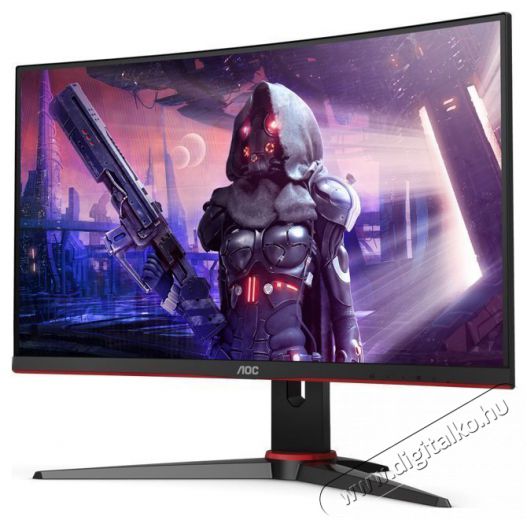Aoc C24G2AE/BK ívelt gaming 165Hz VA monitor 23.6 Iroda és számítástechnika - Monitor - Monitor - 490690