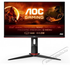 Aoc C24G2AE/BK ívelt gaming 165Hz VA monitor 23.6 Iroda és számítástechnika - Monitor - Monitor - 490690