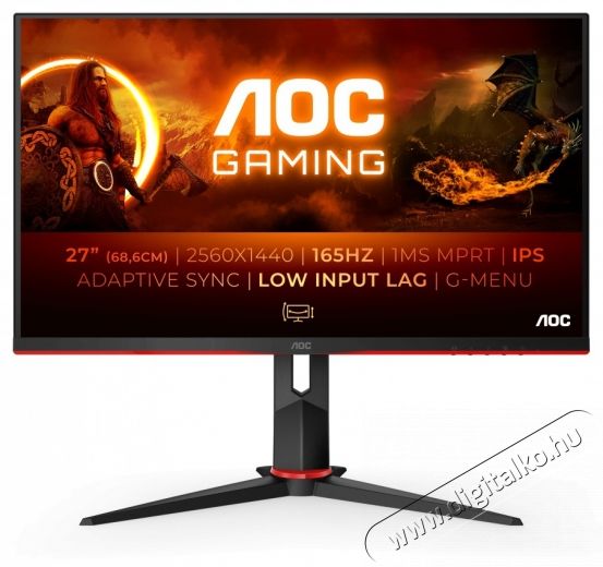 Aoc Q27G2S/EU MONITOR Iroda &eacute;s sz&aacute;m&iacute;t&aacute;stechnika - Monitor - Monitor - 497924